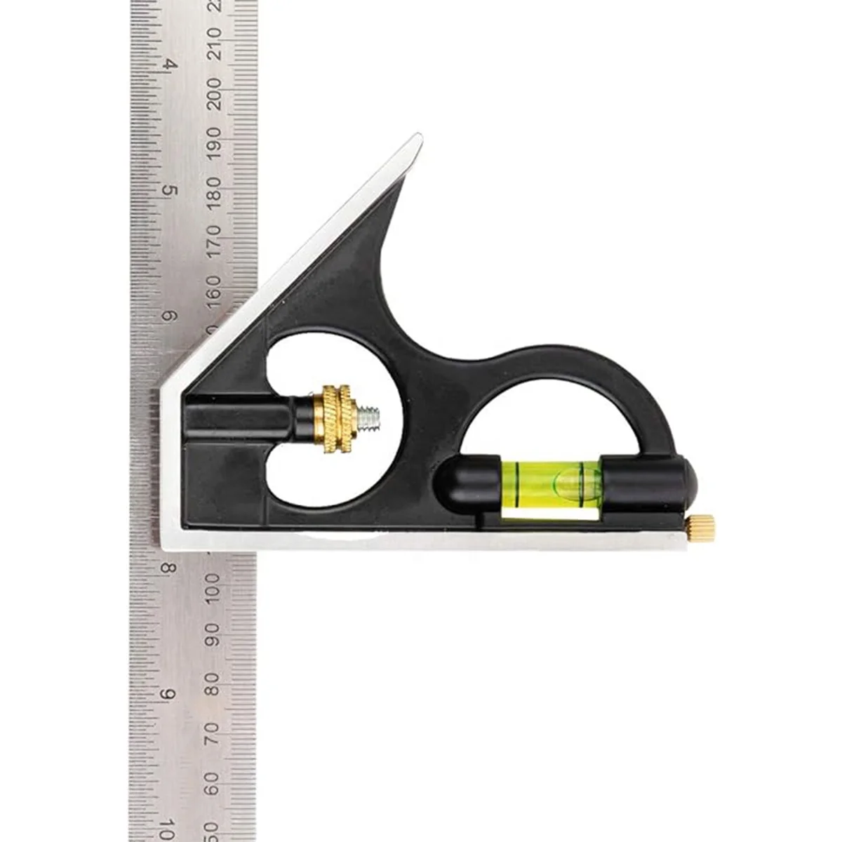 Adjustable Sliding  Multifunctional Woodworking Angle Square Measuring Tools Set Combination Square With Centre Finder
