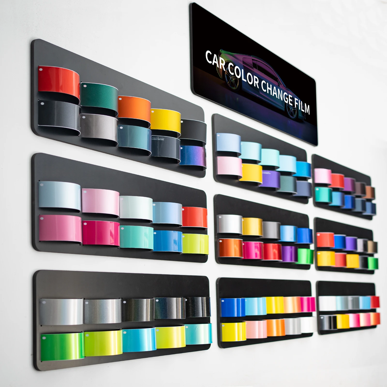 7mo Good Quality Color Change Film Color Display Paint Shape Sample Display Shape Car Wrap Display Model