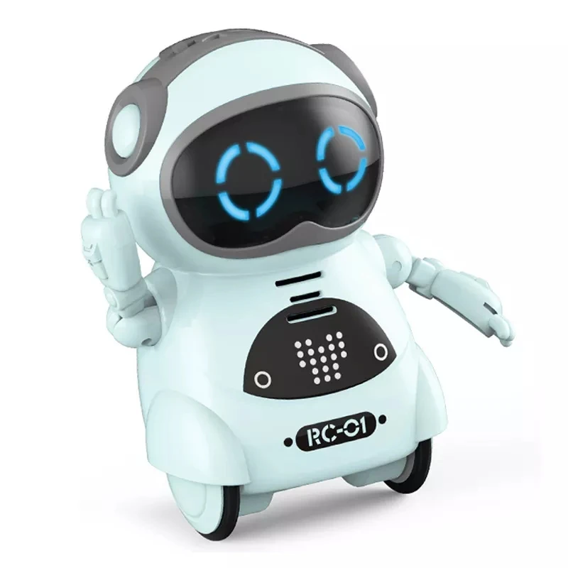 Electronic Smart Voice Control Dancing Robot Toy Intelligent Pocket Toy Pocket Robot
