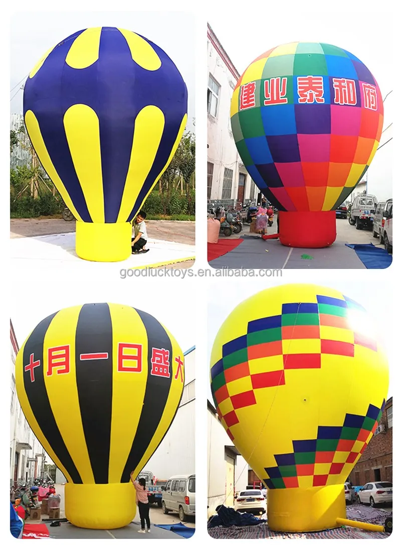 Giant hot air balloons outdoor event decorative  Customized Brand company promotion advertising inflatable balloon for sale