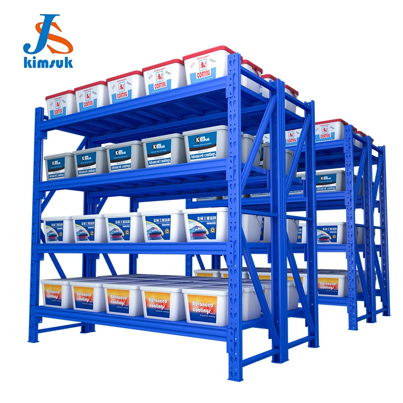 Adjustable Warehouse Shelving Unit Metal Storage Rack and Metal Warehouse Metal Shelving Light Duty Shelf