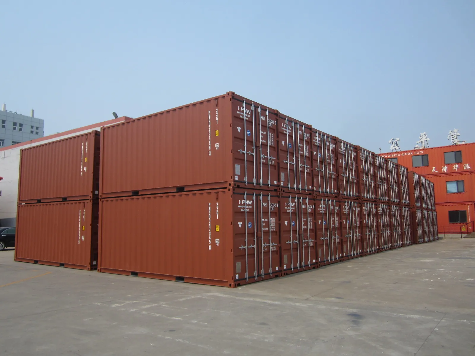 China direct selling  6 m 20 ft 12 m 40 ft container shipping container full size IOS standard container