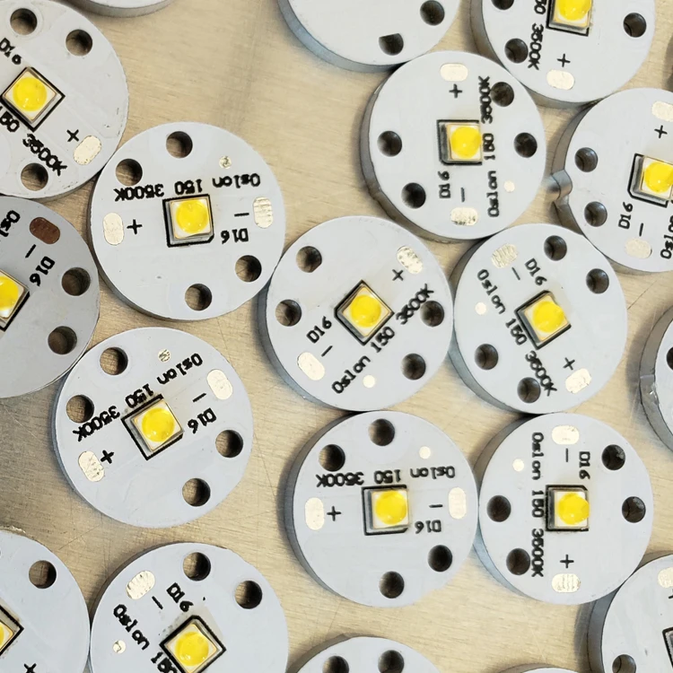 5 Years Warranty OEM Circular Round Shape Top Brand High Power 3w Led with Lens LED PCB Circuit Board Assembly and Manufacture