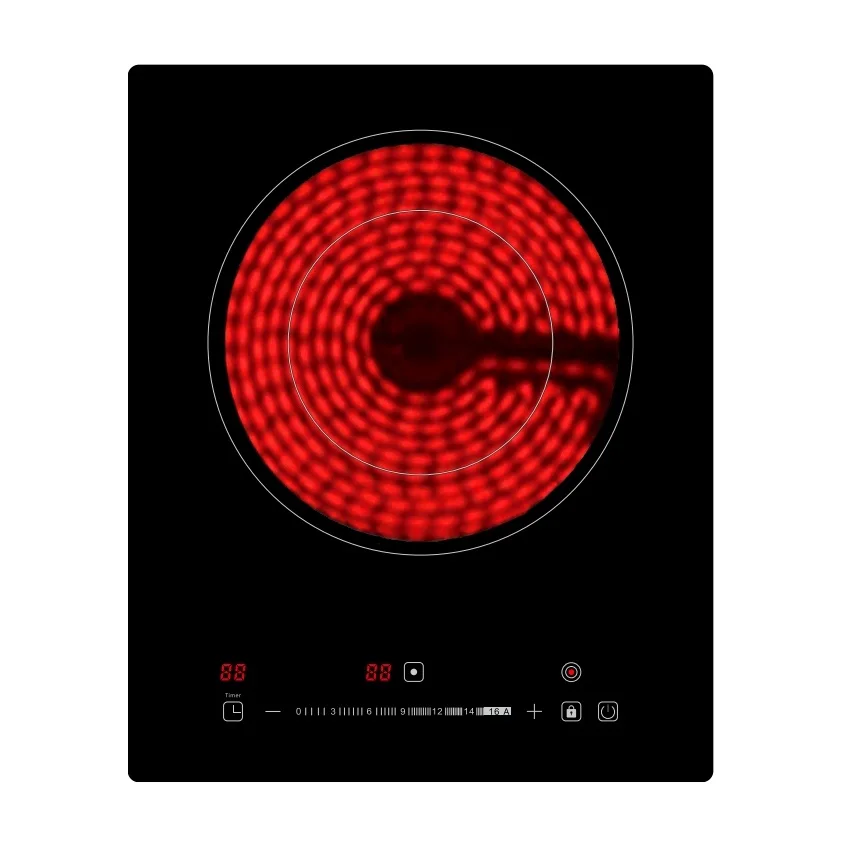 Single Electric Infrared Zone Halogen Control Vitro Ceramic Cookter