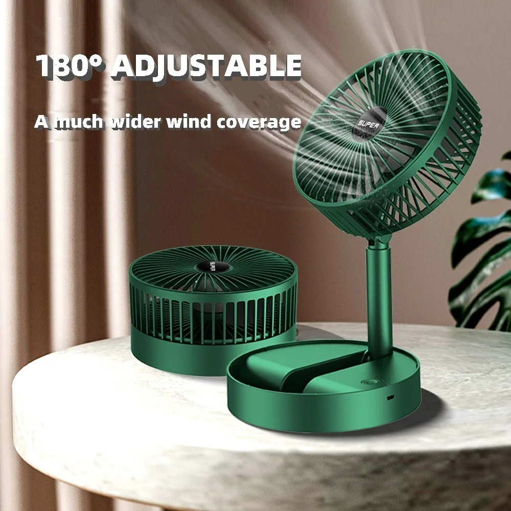 Hot Sale High Quality Fold Usb Home Small Electric Fan Rechargeable Mini Portable Electrical Standing Electric Fan