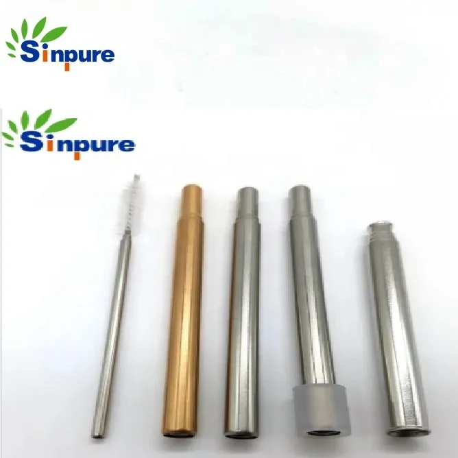 
Stainless steel telescoping drinking straw 