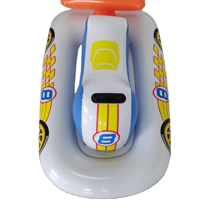 Wholesale New Product Kids Wave Ride-on Raft Toys 2 Person Inflatable Jet Ski Pool Float For Swimming Pool