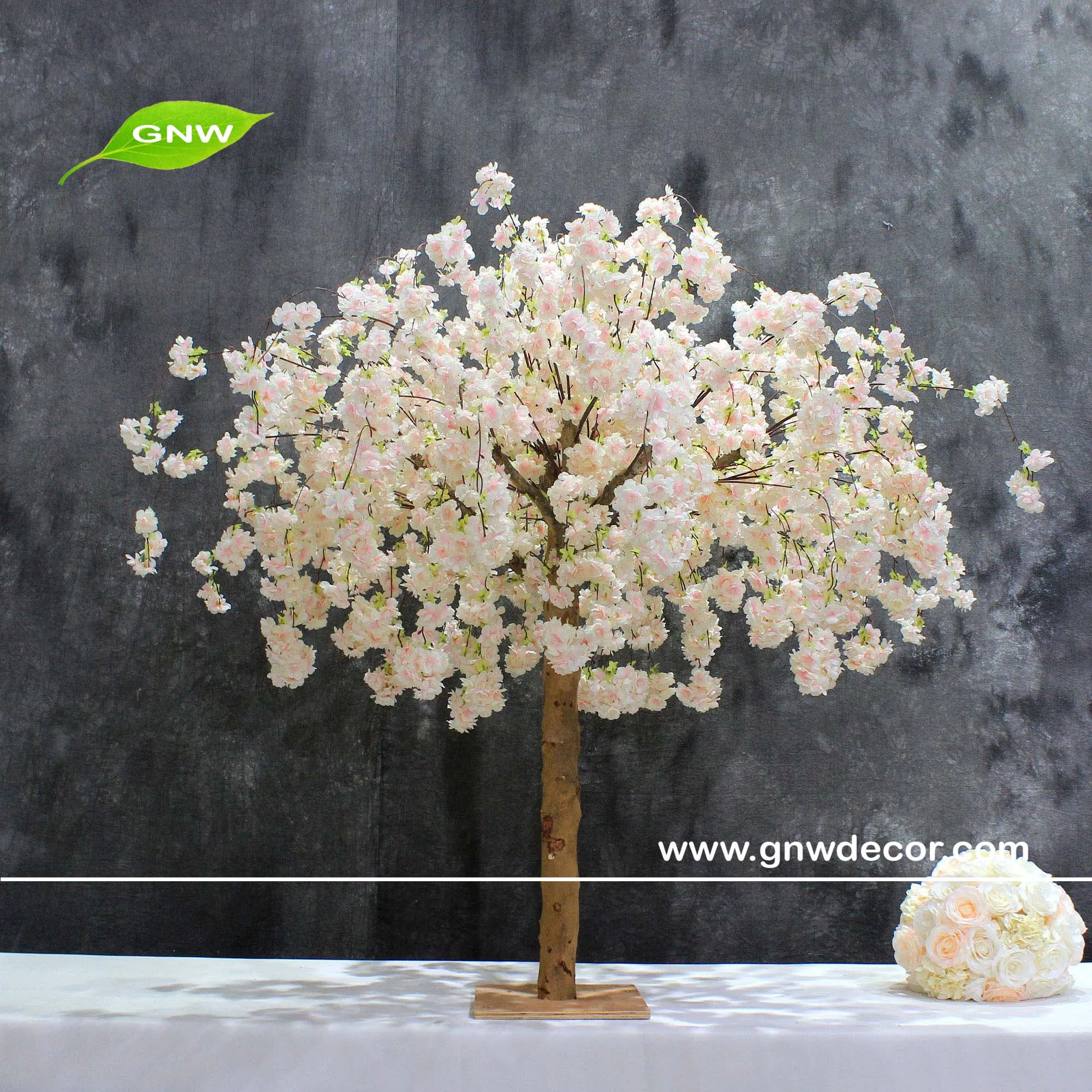 GNW  wholesale cheap cherry blossom tree for wedding table decoration wedding centerpieces