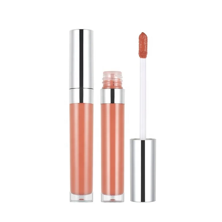 Private Label Vegan Makeup Custom Your Logo Shiny Glossy Liquid Lip Gloss Clear