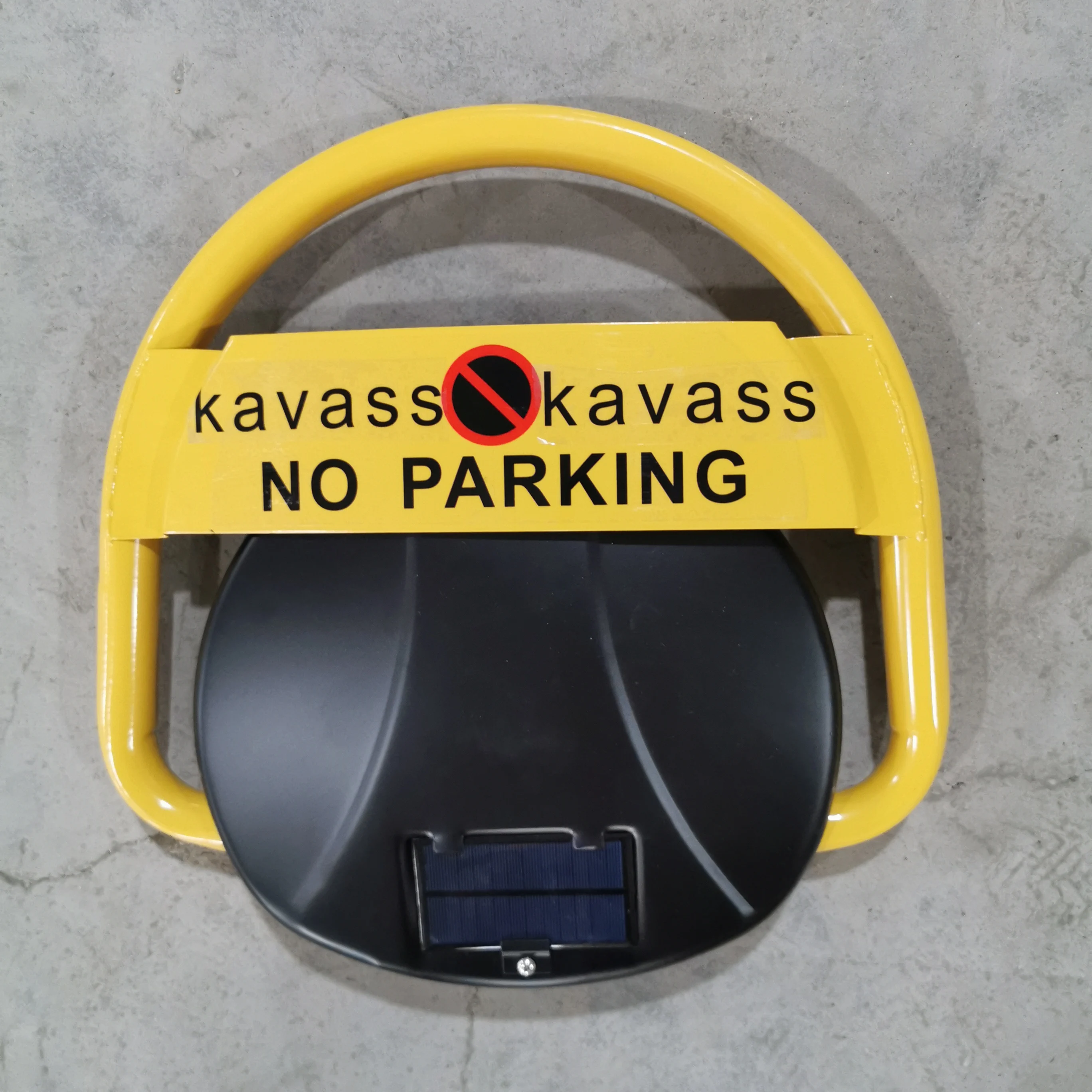 Smart No Parking Solar Charging Powered Remote Control Car Parking Lock Blue tooth App Whit Solar Panel App