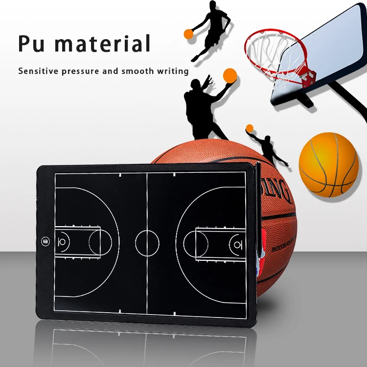 16-Inch Tactical Digital LCD Writing Pads Coach Board Soccer Basketball Handball Volleyball Magic Drawing Board-ABS Memo Pad