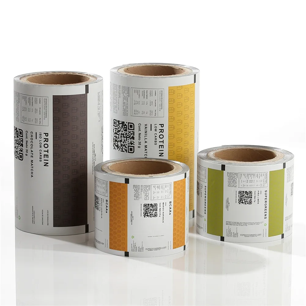 Custom printed high barrier metallized foil protection roll film rollstock for single-serve coffee capsule and pod