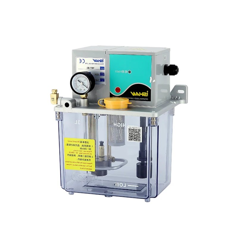Oil Lubricant Holder In Stock YET-B1 Thin Oil Resistance Automatic Electric Lubricator External Plc Control Metal Resin