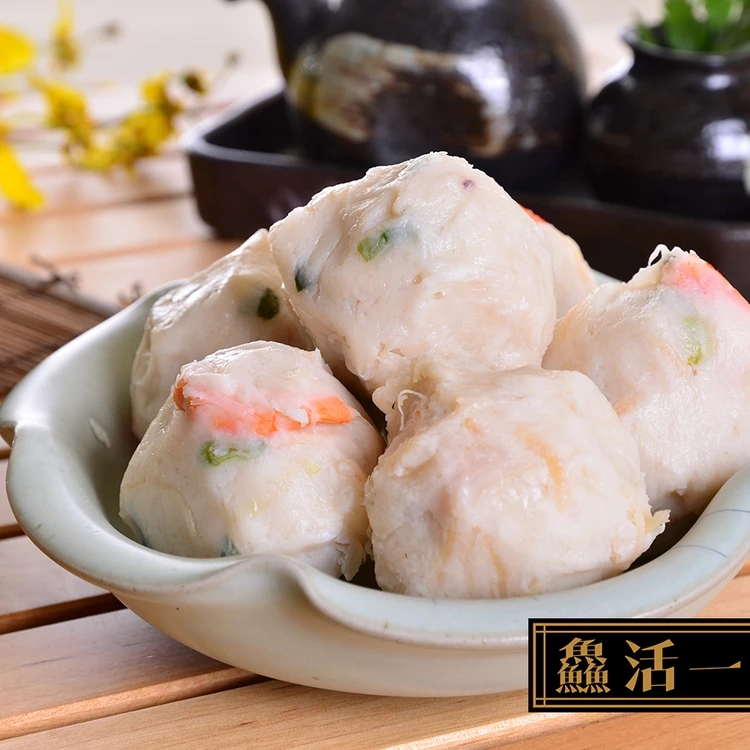 
Pingtung,Taiwan origin direct selling ingredients of hot pot hand made nutritious delicious scallop & shrimp ball surimi 