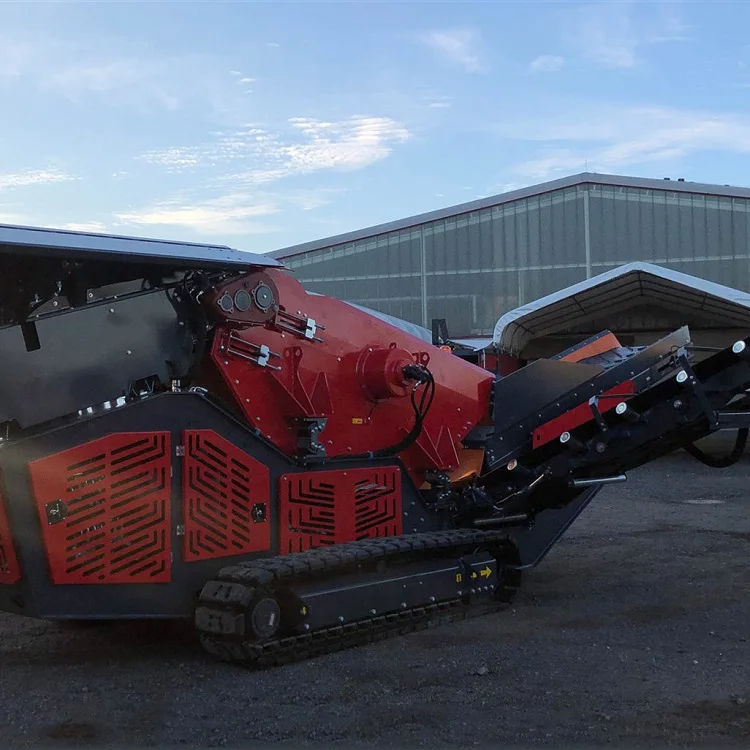 Tracked Heavy Screen Separator Machine Gold Processing Plant Equipment