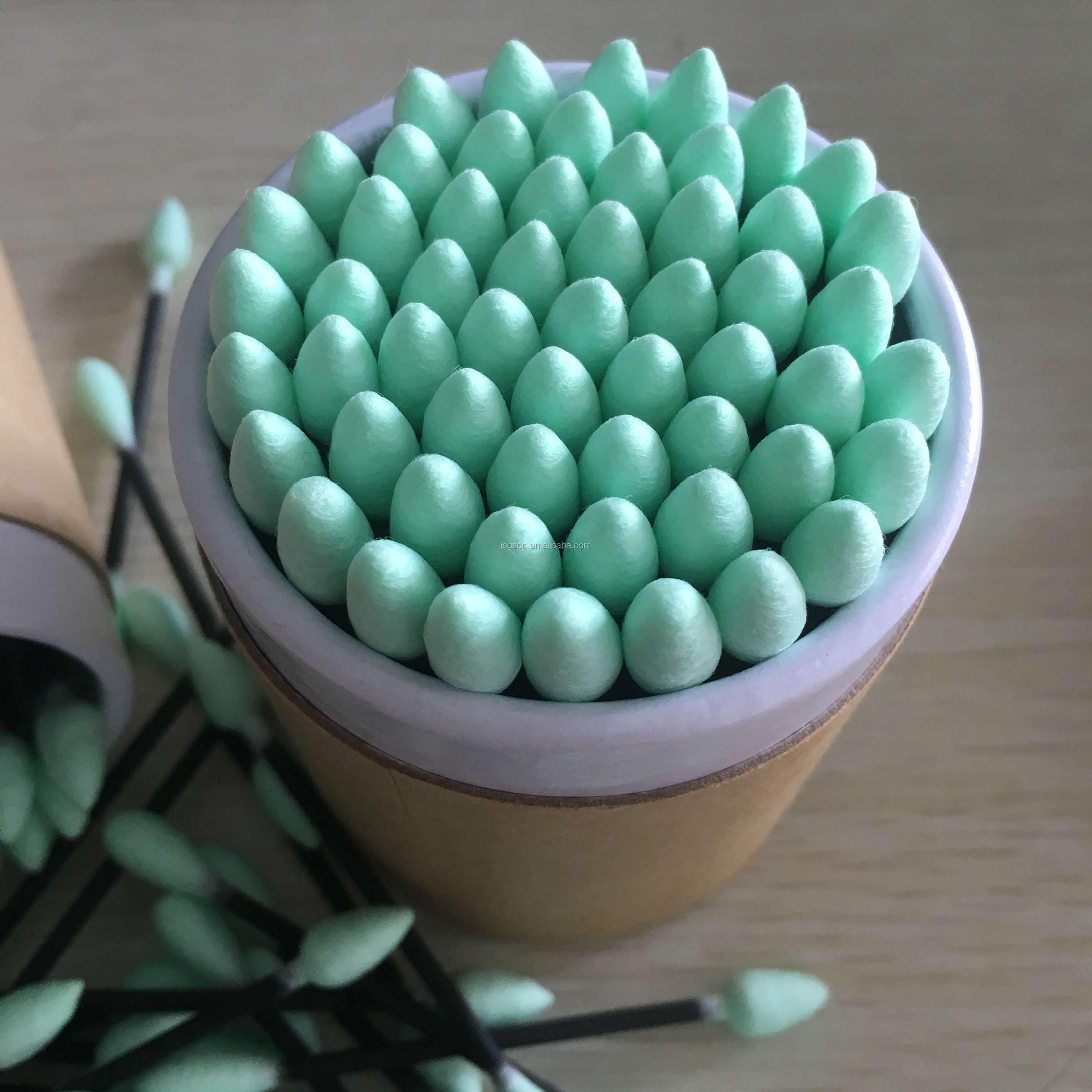 dab tool cotton extra big size cotton swabs/cotton buds in paper box