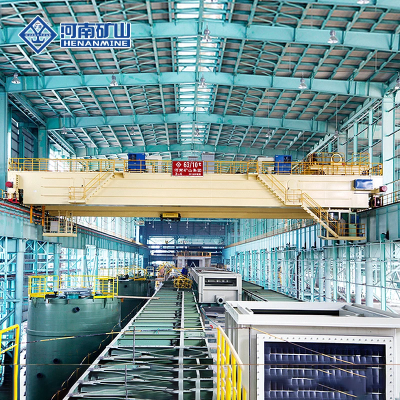 Henan Mine Crane 20Ton 30Ton 50Ton Heavy Duty Double Girder EOT Crane