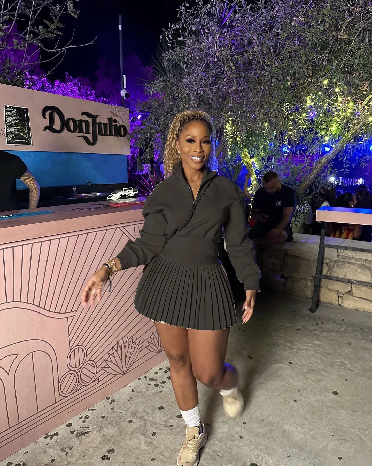 BR4678 Autumn new fresh sweet long sleeve sweater high waist pleated skirt fashion casual suit