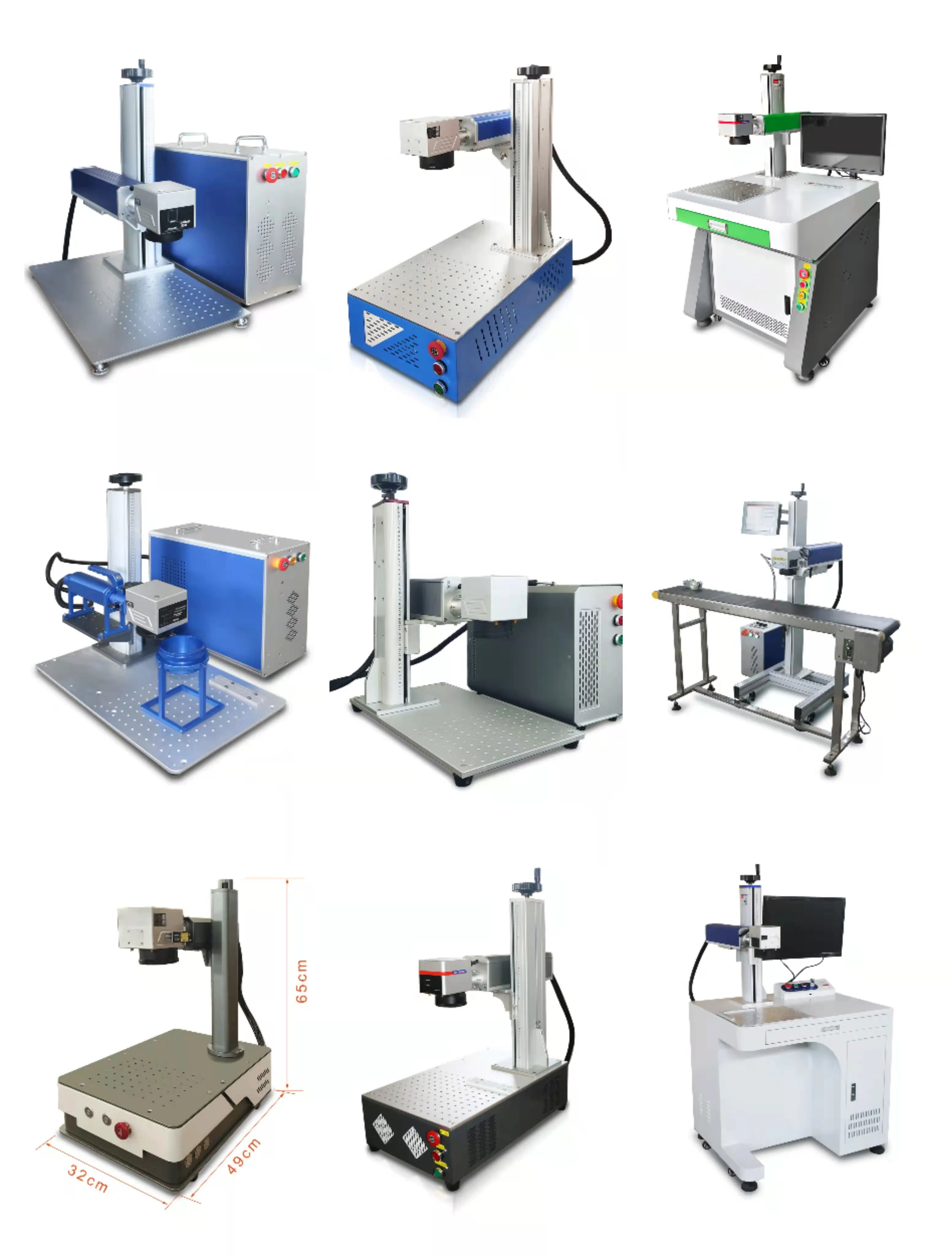 20w 30w 50w fiber laser marking machine engraving machine  for pens  with rotary price