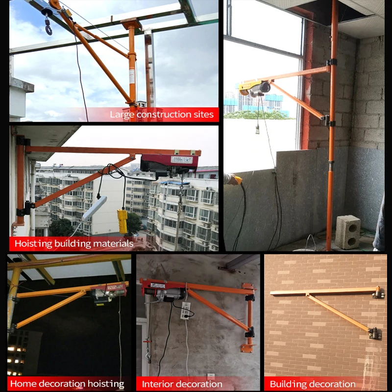 Wall Jib Crane Best Price 1t 2t 3t 5t Wall Mounted Jib Crane With Electric Hoist