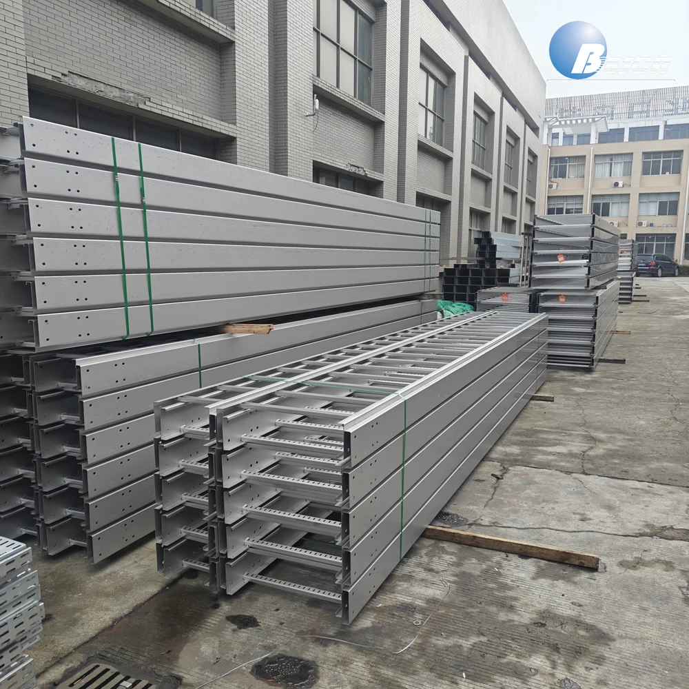 Гибкие кабельные лотки с горячим погружением оцинкованные после изготовления лестничного типа аксессуары для системы сертификатом UL CS