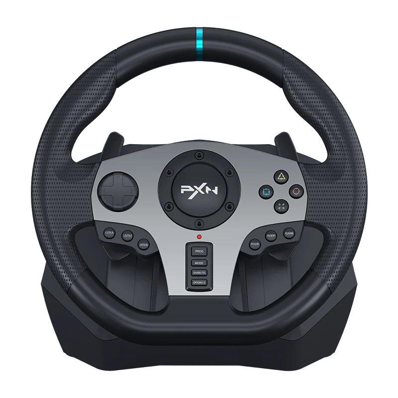 PXN V9 Cheap Racing wheel Game steering steel Wheel with multi-level vibration for Xbox one