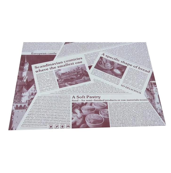 
Unbleached Baking Tray Paper Nonstick Baking Paper For Cooking 