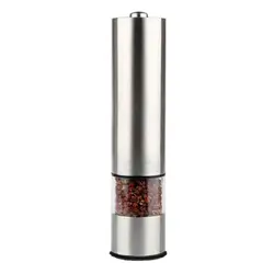 Electric Automatic Mill Pepper and Salt Grinder LED Light Spice Grain Mills Porcelain Grinding Core Kitchen Tools