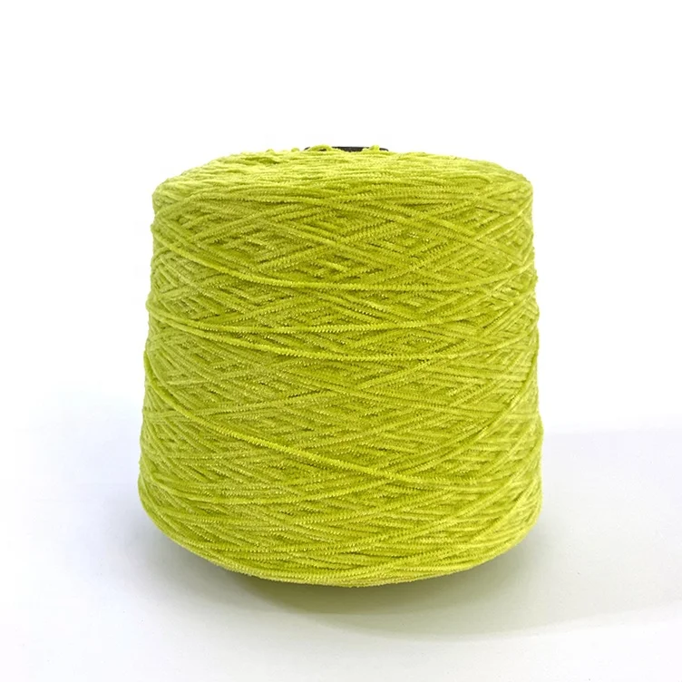 1/6NM Глянцевая 100% нить нарядное смешанные массивные шенильной пряжи синельки