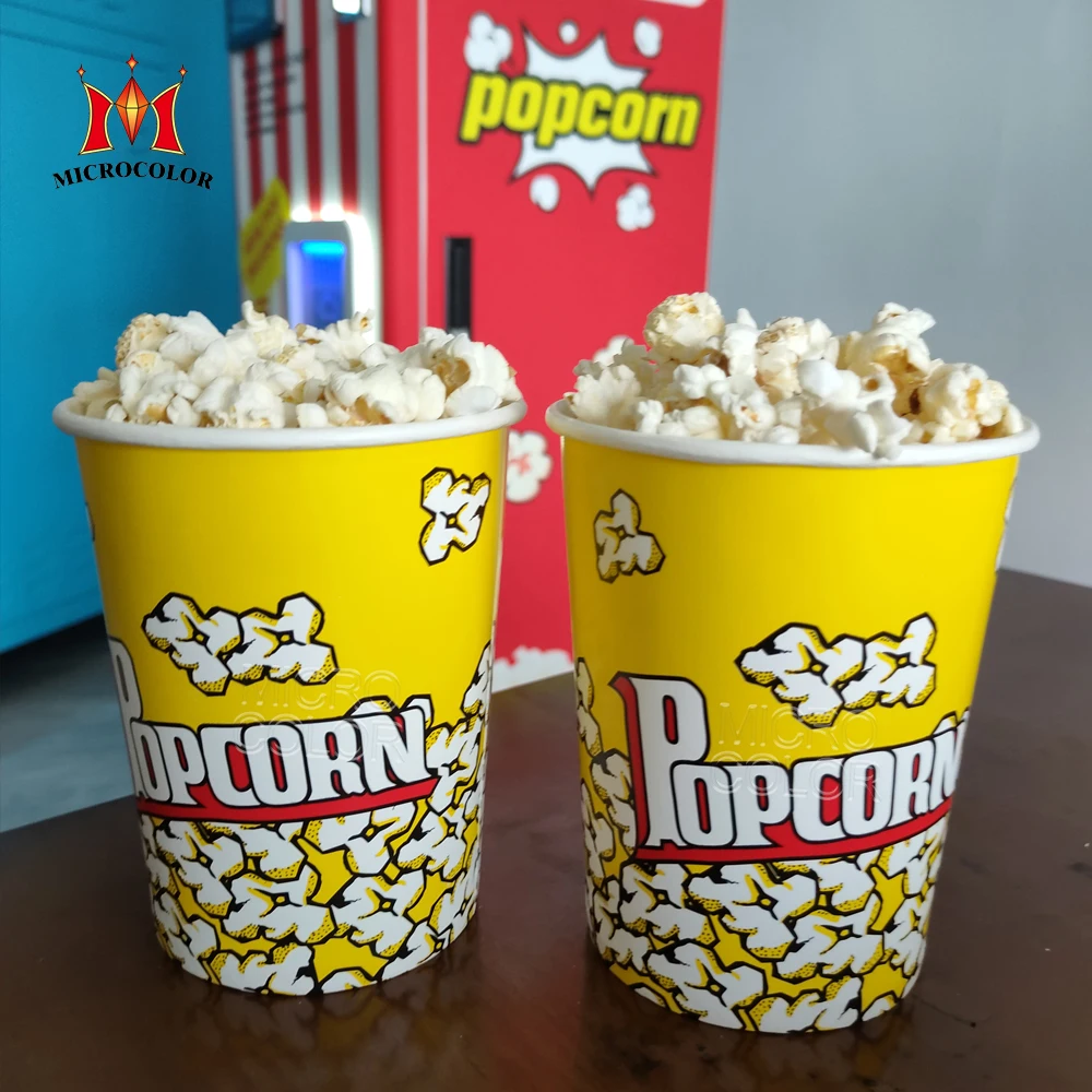 Custom Self-service Popcorn Vending Machine with Bill Acceptor Coin Operated  Automatic Smart Pop corn Machine For Sale