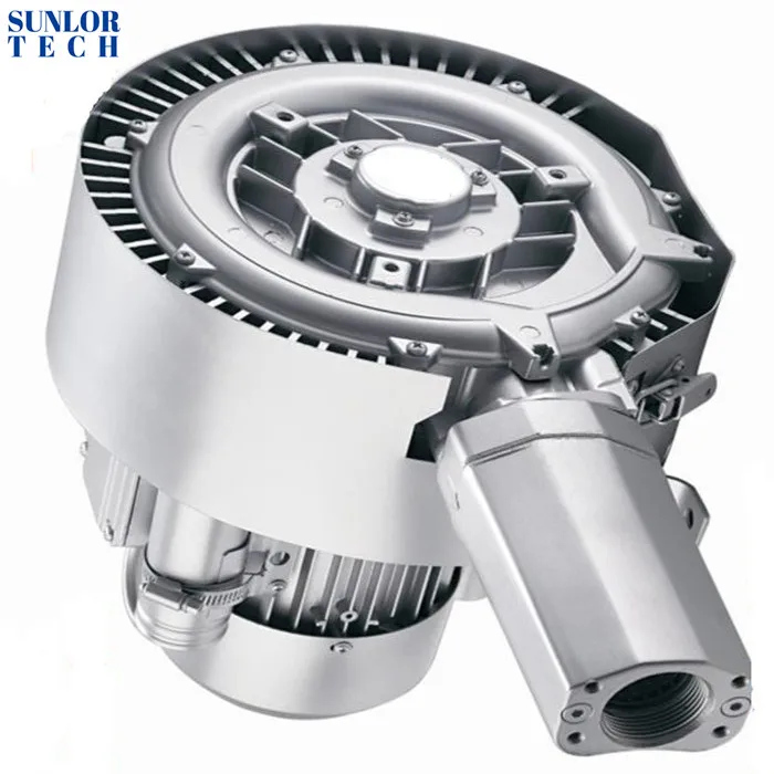 1hp Double section high pressure vortex fan double impeller vortex air pump fish pond aerator ring blower industry