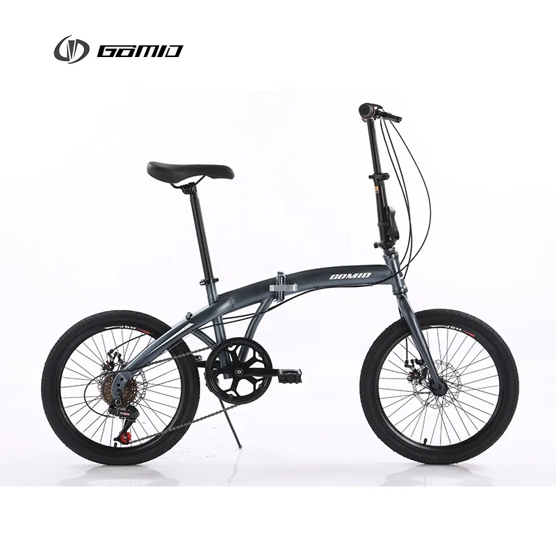 GOMID folding city bike for adult 20 inch gear cycle OEM bisiklet custom foldable bicycle Wholesale bicicletas