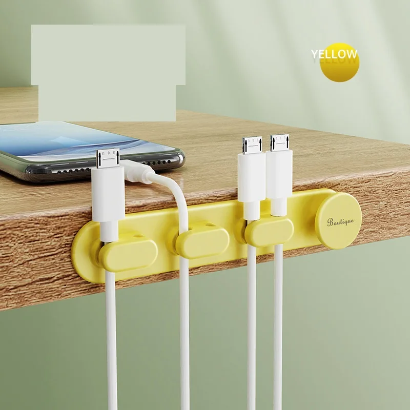 2024 Usb Cable Wire Management Cable Clips Cord Holders For Desk Cable Holder Clips Self Adhesive Cord Organizer
