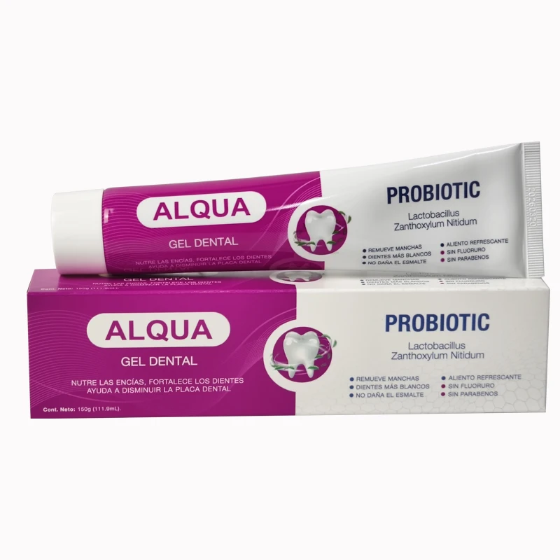 Custom Fluoride Probiotic Lactobacillus Stain Removal Teeth Whitening Mint Flavor Dental Toothpaste Manufacturer