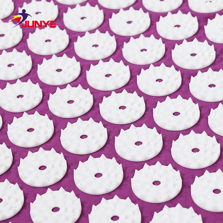 Wholesale acupressure yoga acupressure mat Spike Roller with massage Pillow back body massage accupoint spike mat
