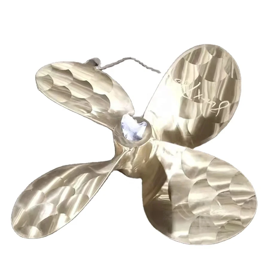 Naval Bronze Propellers manufactured in 3 and 4 blades from 15inch to 70inch diameter