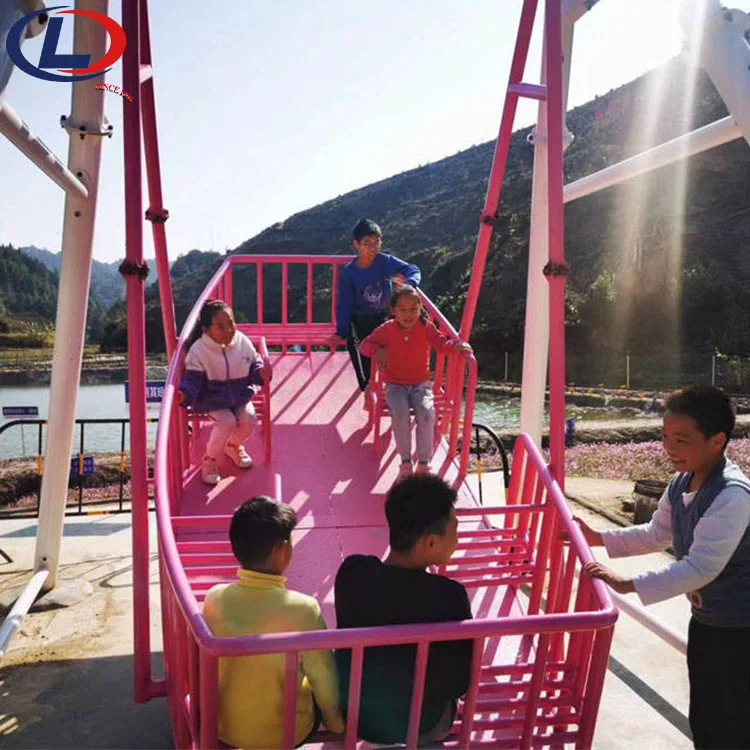 Небольшой пиратский корабль без питания детская качели лодка родитель-ребенок игровая площадка детское игровое оборудование