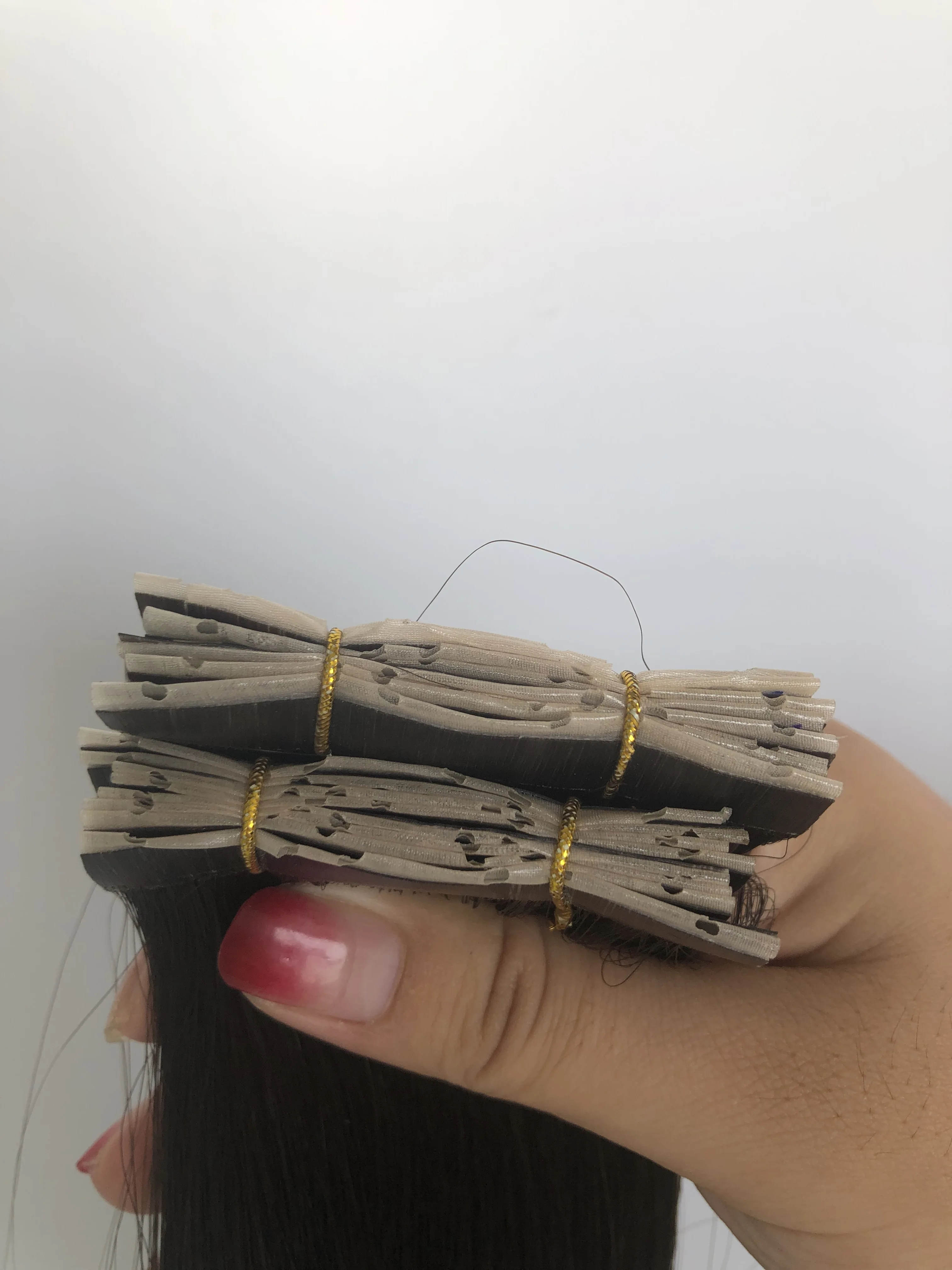 New arrival double sided tape twin tape hair extension, 100% virgin cuticle aligned human hair