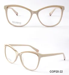 Wholesale Light Color Cat Eye Acetate Frame Optical Glasses For Women