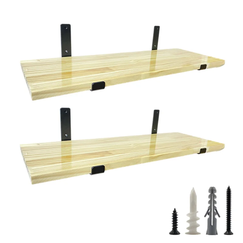 Heavy Duty Wall Mounted Industrial Metal Shelf Supports Floating Shelf Brackets