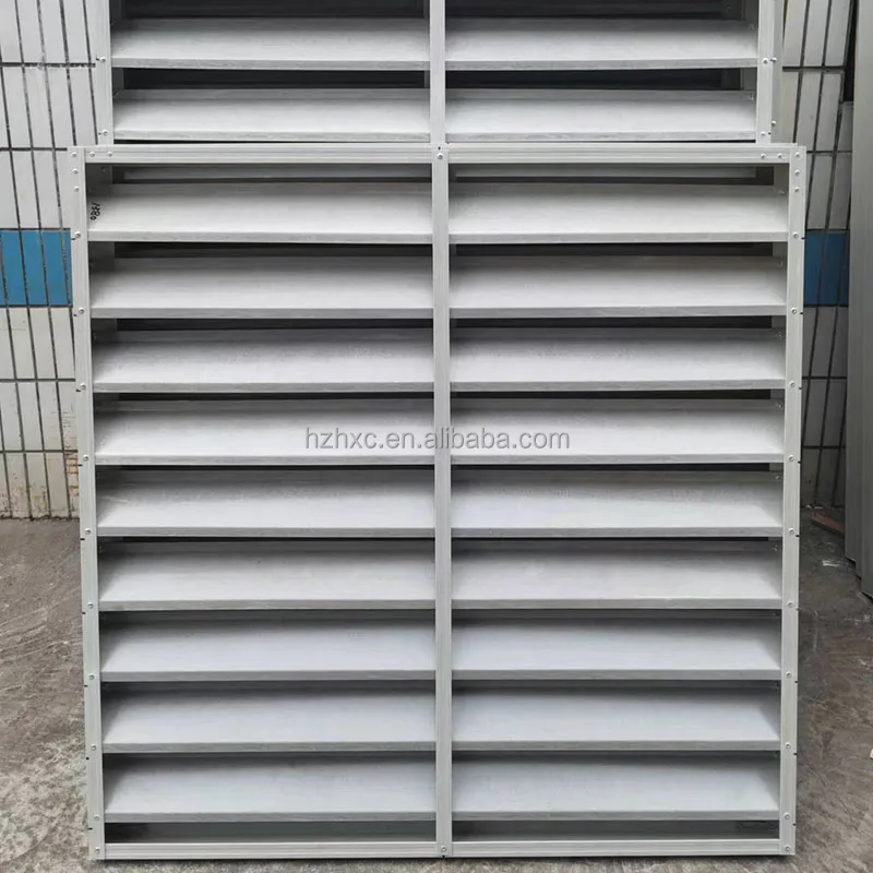Customized corrosion resistant ventilation FRP fiberglass shutters for building
