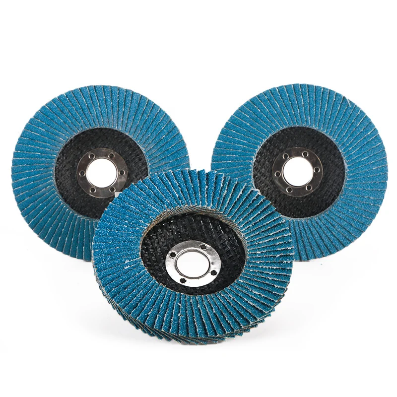 PEGASTAR 4.5 inch Zirconia Alumina flower shape abrasive flap disc