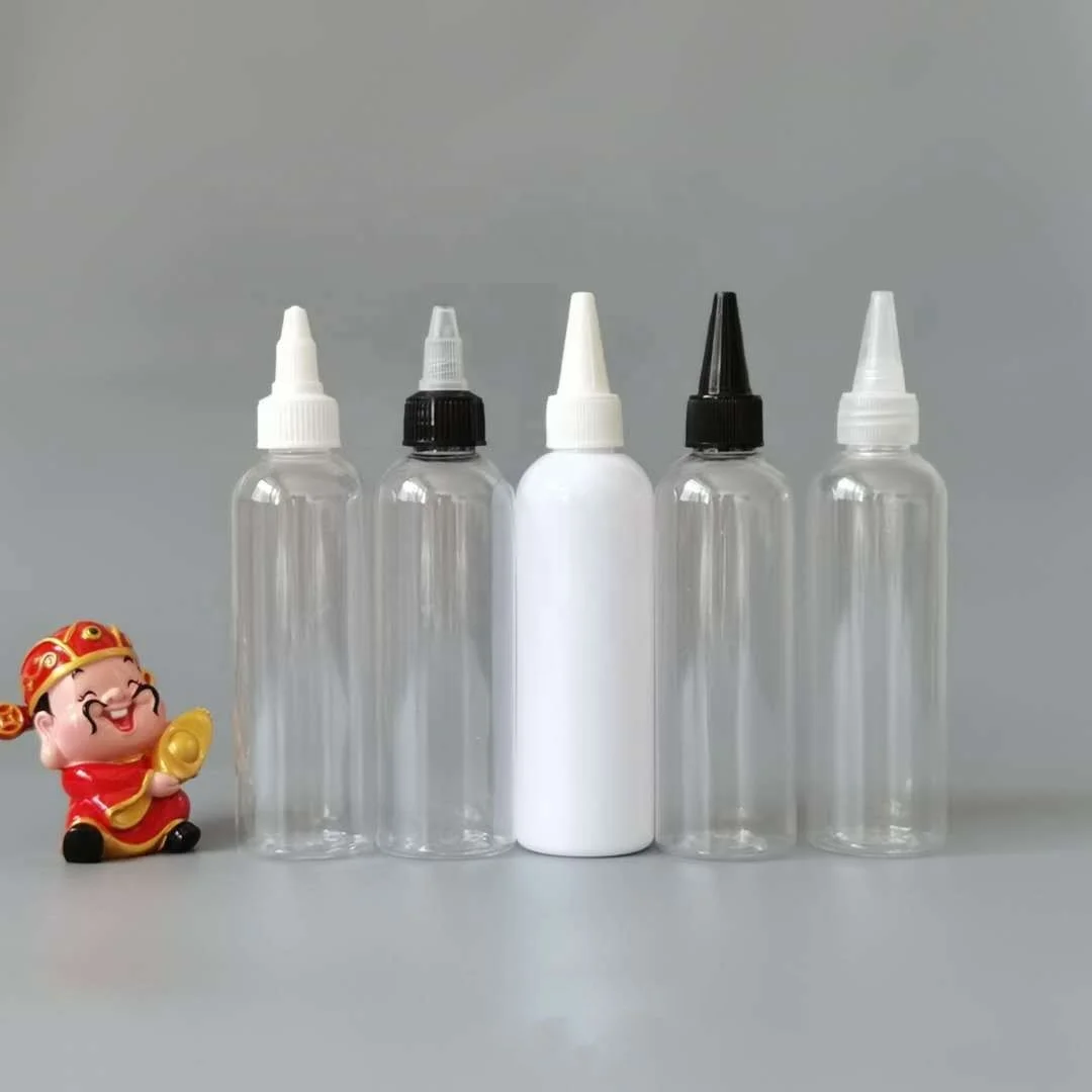Hot Sale 10/30/50/60/100/120ml Transparent Sharp-mouth Bottle Plastic Squeezable Needle Bottles Color Paste Ink Glue Bottle