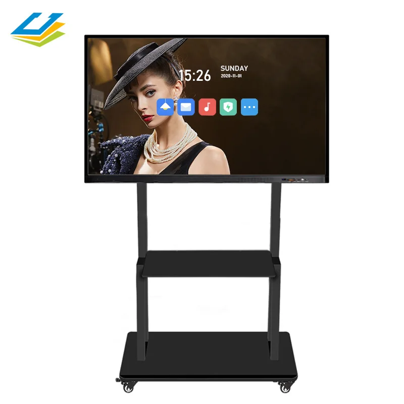 CENVIEW 4k portable touch screen LCD monitor, with USB C and touch OSD 65 inch all in one educational equipment