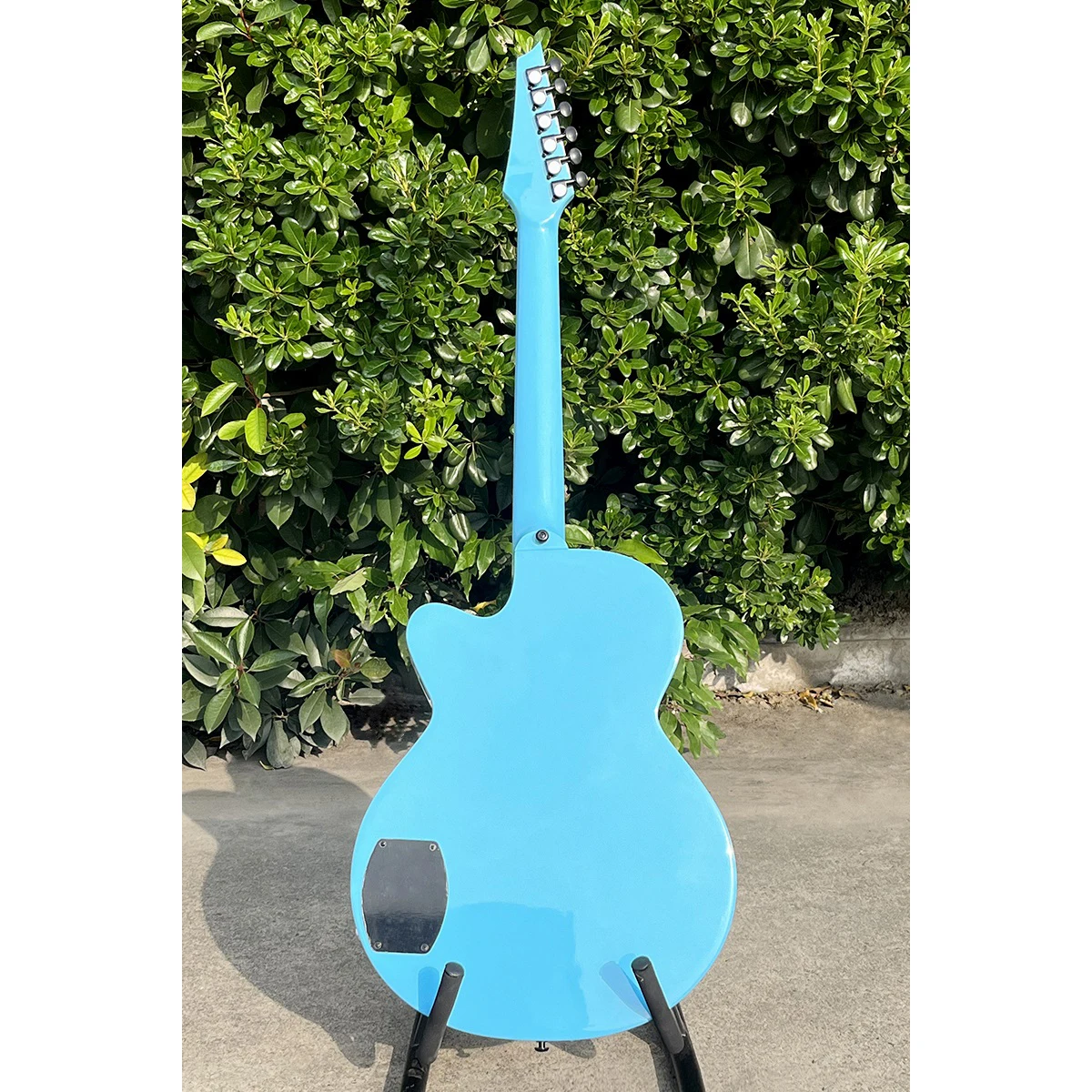 China Aiersi brand acoustic style electric guitar best with HB pickup electronic musical instruments shape cutway gloss printing