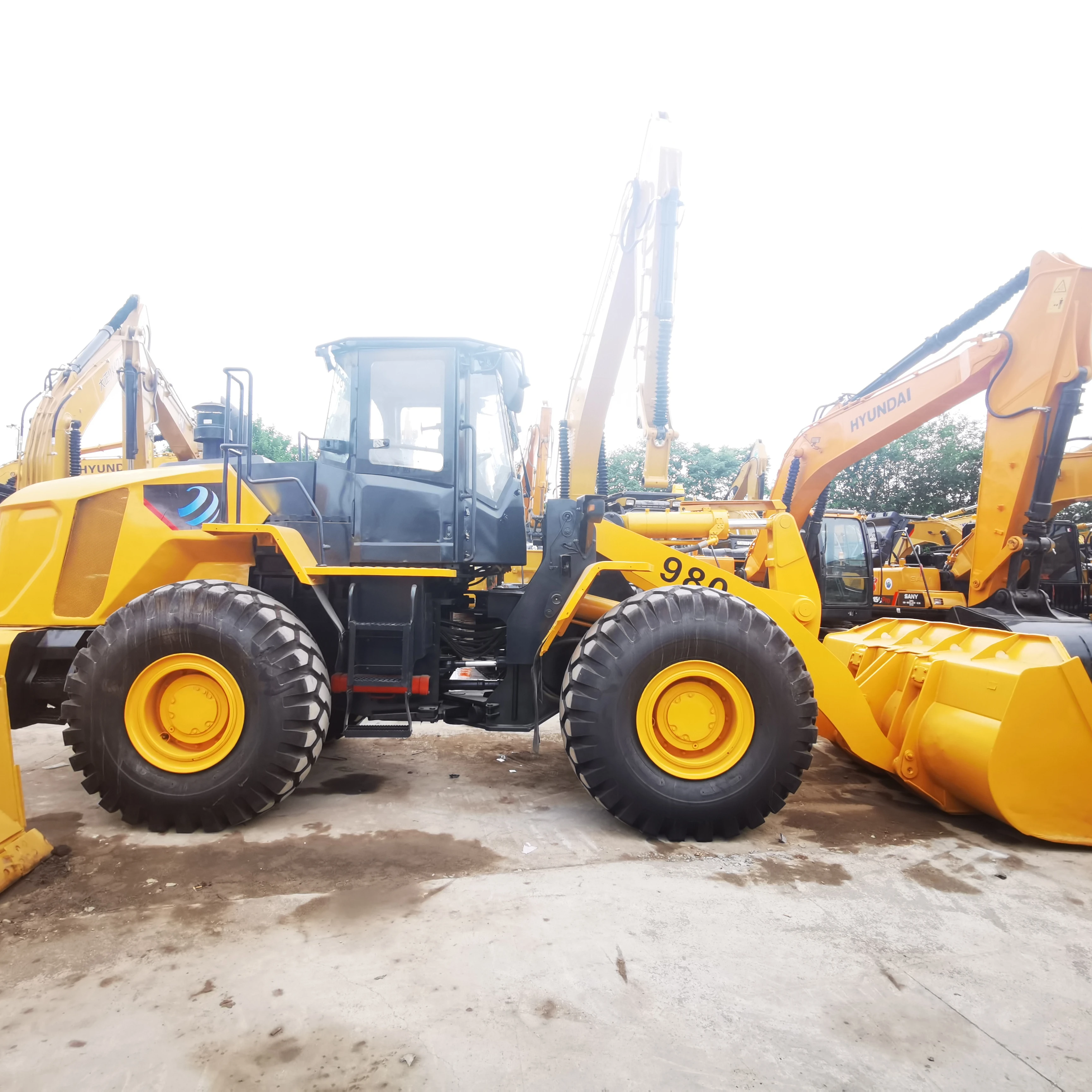 Hot Sale Caterpillar CAT980front wheel loader 278kw Engine displacement 12.5L wheelbase 3800mm backhoe loader with turbo