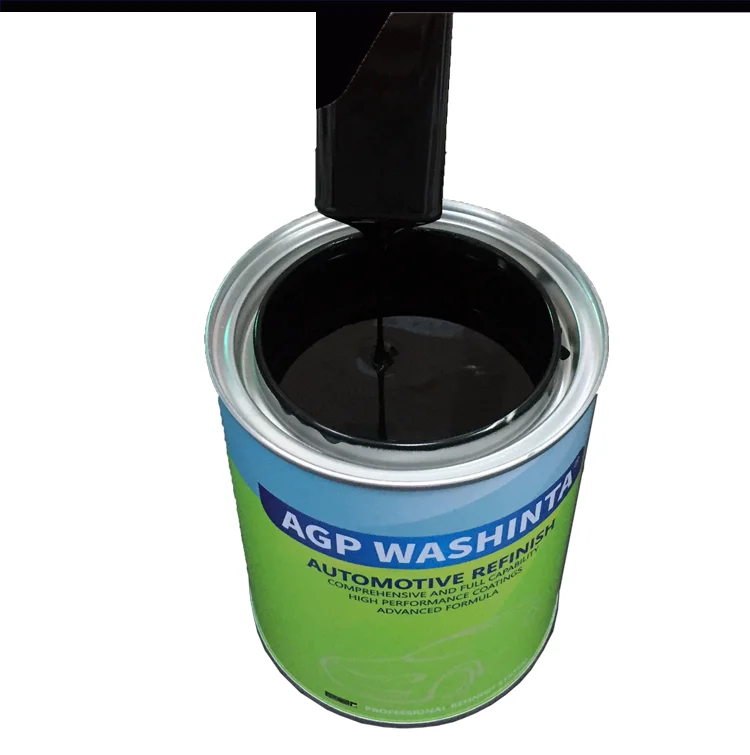 China Car Painting Supplier AG0113 International Black Car Paint Color For Luxury Brand Cars Repairing