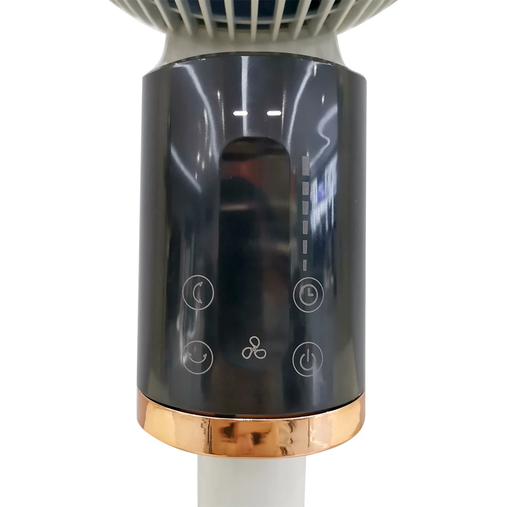 Adjustable height free standing circulating fans LED display household electric fan