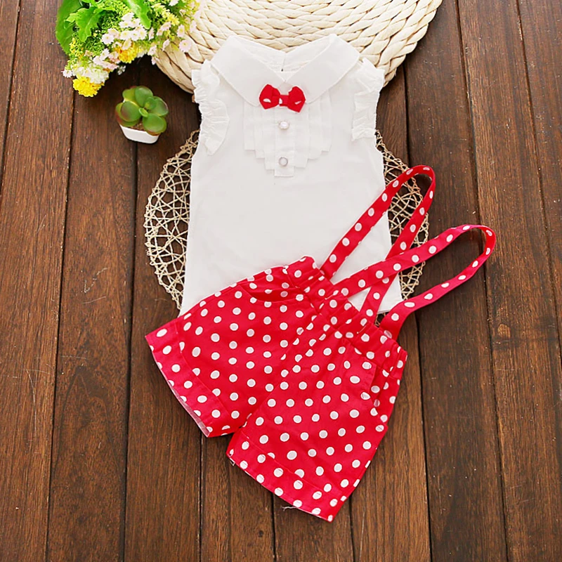 
hot-selling 2020 Autumn Fashion girls Design dot printed Children 2pcs Sets Wholesale kid clothing set 