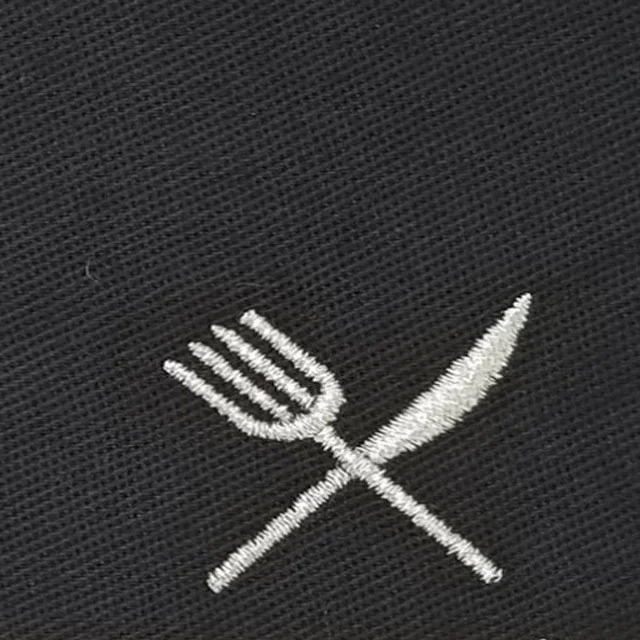 Shoulder Boards Epaulets Silver Knife And Fork & One Bar Military Uniform navy Officer Sliver  Embroidery Shoulder Board